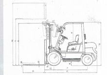 LPG-vorkheftrucks Patria PFG 30 TH 2