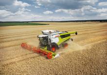 Combine maaidorsers Claas Lexion 6800 