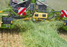 Maaiercombinatie - Schijf met kneuzer Krone EasyCut B 1000 CR Collect
