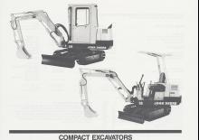 Mini-graafmachines John Deere Construction 15