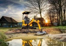 Mini-graafmachines JCB 18Z-I