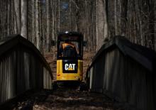 Mini-graafmachines Caterpillar 301.7 CR