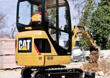 Mini-graafmachines Caterpillar 301.4C