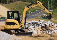 Mini-graafmachines Caterpillar 304D