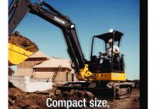 Mini-graafmachines John Deere Construction 35D