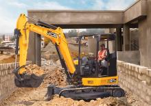 Mini-graafmachines JCB 55Z