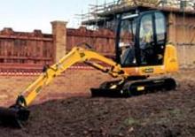 Mini-graafmachines JCB 801