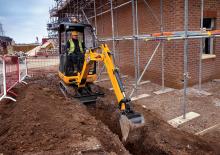 Mini-graafmachines JCB 8014