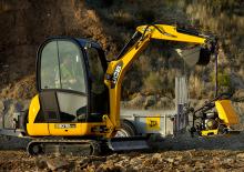Mini-graafmachines JCB 8018