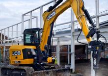 Rupsgraafmachines JCB 85Z-2