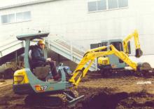 Mini-graafmachines Yanmar B 17-2