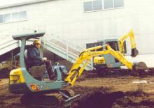 Mini-graafmachines Yanmar B 17