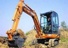 Electrische rups graafmachines Case CX 15