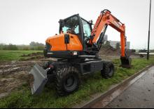 Mobiele graafmachines Doosan DX57W