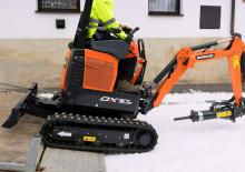 Mini-graafmachines Doosan DX10Z