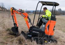Mini-graafmachines Develon DX17Z