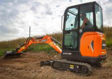 Mini-graafmachines Develon DX19
