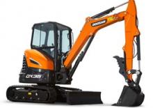 Mini-graafmachines Develon DX35-5