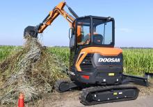 Mini-graafmachines Develon DX35Z-7