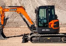 Mini-graafmachines Develon DX50Z-7