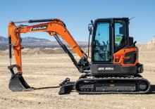 Mini-graafmachines Develon DX55R-7