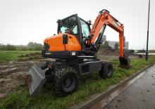 Mobiele graafmachines Doosan DX57W-5