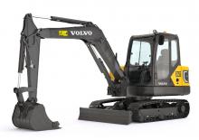 Mini-graafmachines Volvo EC55 ELECTRIC