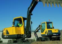 Mini-graafmachines Volvo EC55 PRO