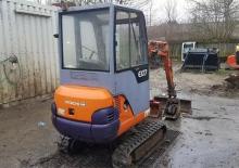 Mini-graafmachines Fiat-Hitachi EX 17-2 B