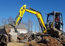Mini-graafmachines Wacker Neuson EZ36
