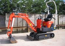 Mini-graafmachines Kubota K008α