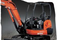 Mini-graafmachines Kubota KX040-4