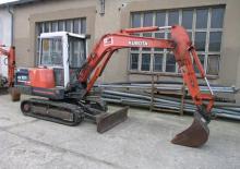Mini-graafmachines Kubota KX101 Tele.
