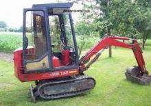 Mini-graafmachines Gehlmax MB 135