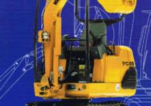 Mini-graafmachines Komatsu PC05-7