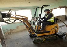 Mini-graafmachines Komatsu PC09-1