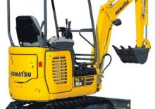 Mini-graafmachines Komatsu PC16R-3