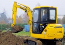 Mini-graafmachines Komatsu PC27R-8