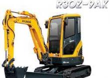 Mini-graafmachines Hyundai R30Z-9AK