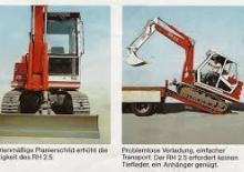Mini-graafmachines O&K RH 2.5