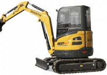 Mini-graafmachines Shantui SE27SR