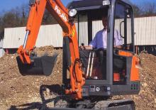 Mini-graafmachines Pel-Job Sirius