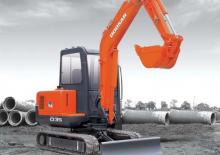 Mini-graafmachines Doosan Solar 035