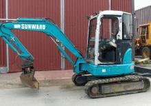 Mini-graafmachines Sunward SWE 38