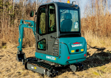 Mini-graafmachines Sunward SWE20F 