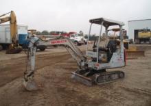 Mini-graafmachines Takeuchi TB 15 SK