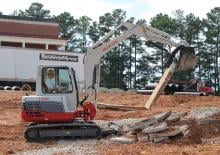 Mini-graafmachines Takeuchi TB 250