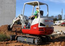 Mini-graafmachines Takeuchi TB 230