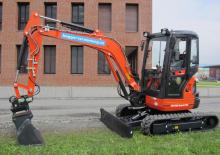 Mini-graafmachines Kubota U35α