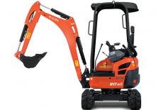 Mini-graafmachines Kubota U17-3a